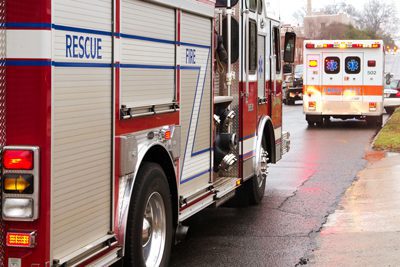 Addiction Treatment for First Responders - ambulance and fire truck - waypoint recovery center