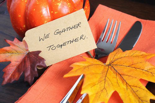 6 Tips for Your First Sober Thanksgiving - thanksgiving place setting
